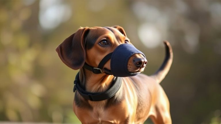 comfortable dachshund muzzle safety