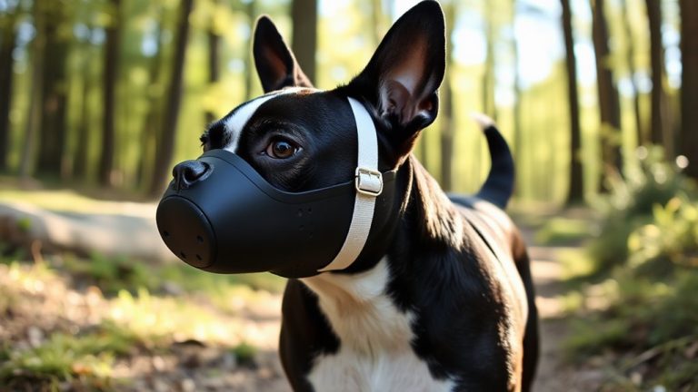 comfortable muzzle for boston terrier