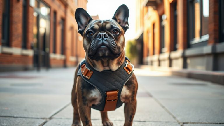 comfortable stylish french bulldog harness
