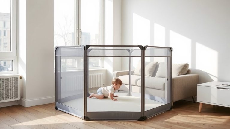 compact safe playpens for small spaces