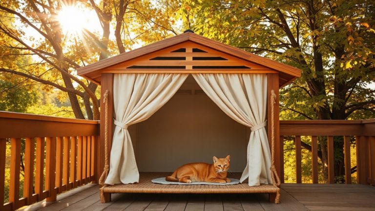 cool summer cat houses