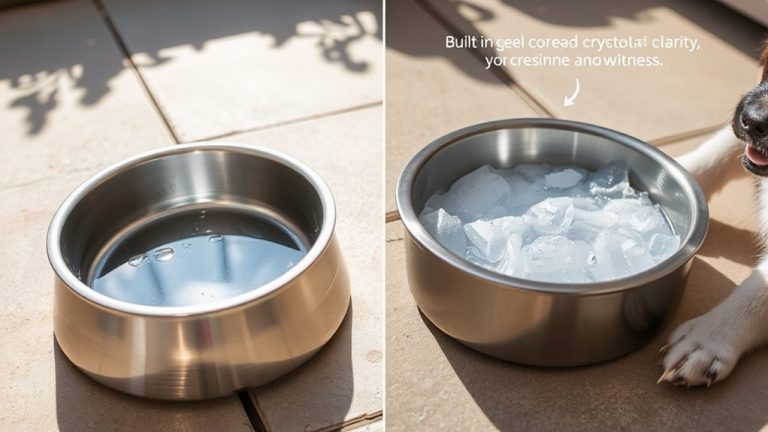 cooling water bowls dogs