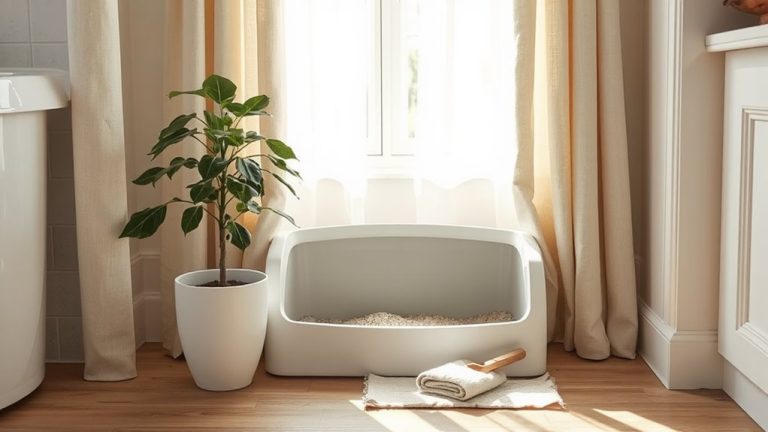 corner litter boxes clean home