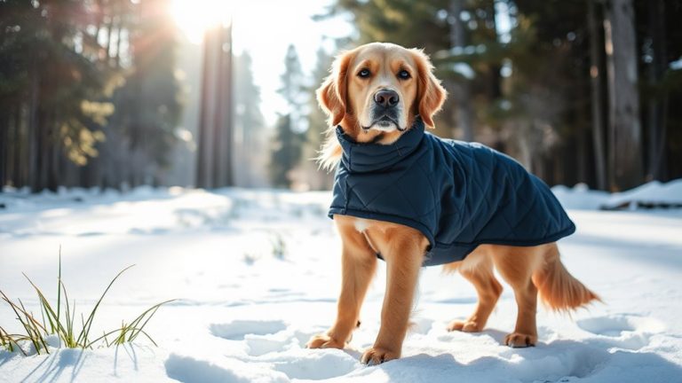 cozy dog puffer coats