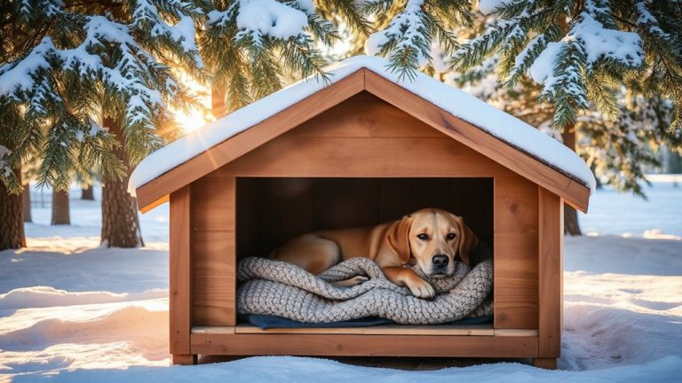cozy dry outdoor dog houses