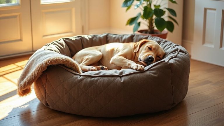 cozy round dog beds