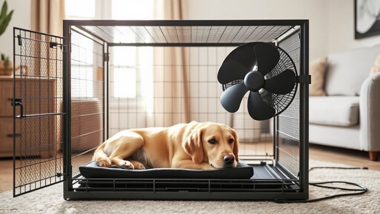 dog crate cooling fans