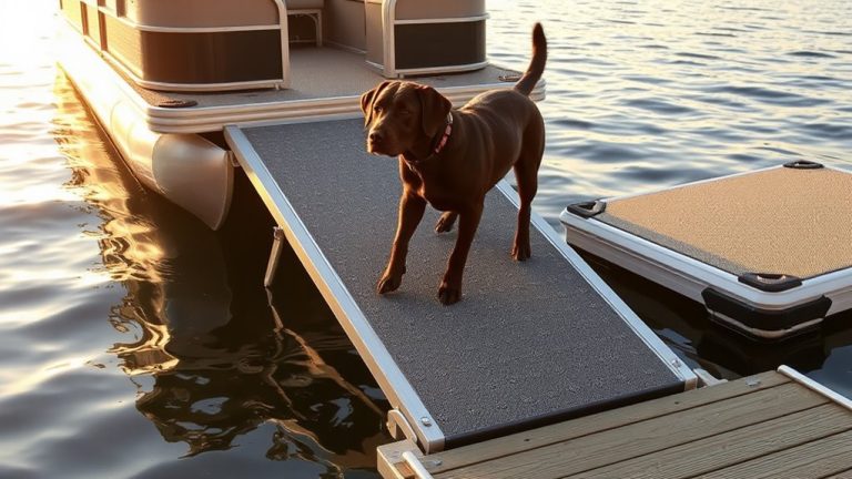 dog ramps for pontoon boats