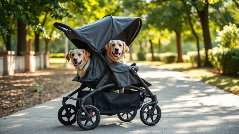 double pet stroller guide