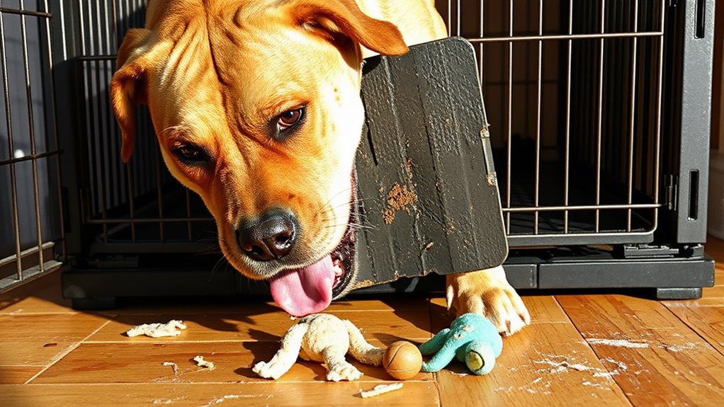 durable crates for large chewers