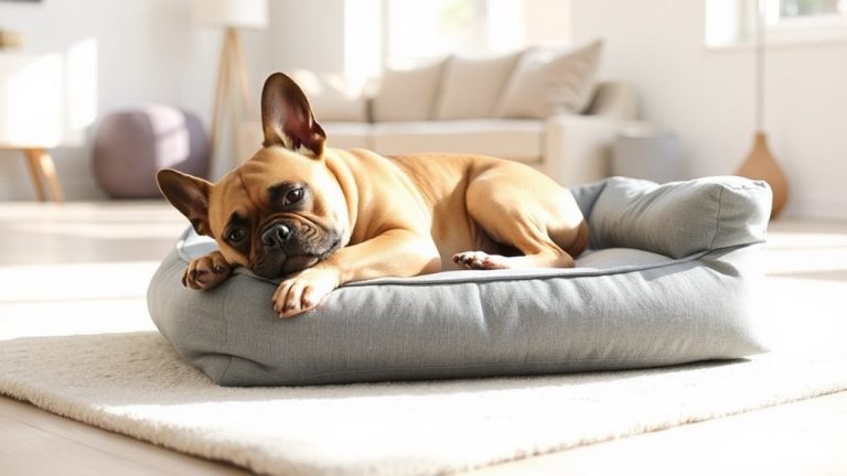ergonomic support for french bulldogs