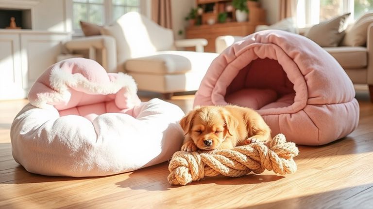 fluffy baby puppy beds