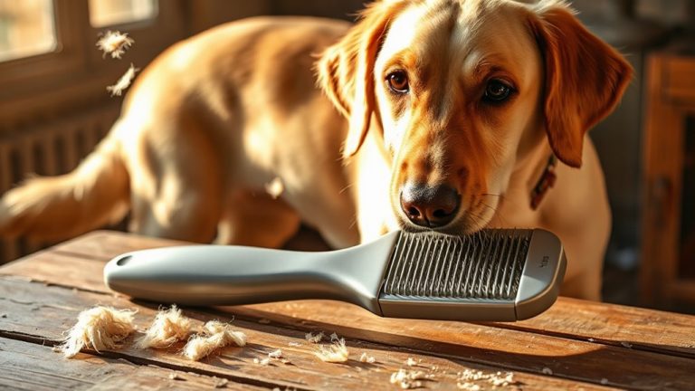 furminators for lab shedding reduction