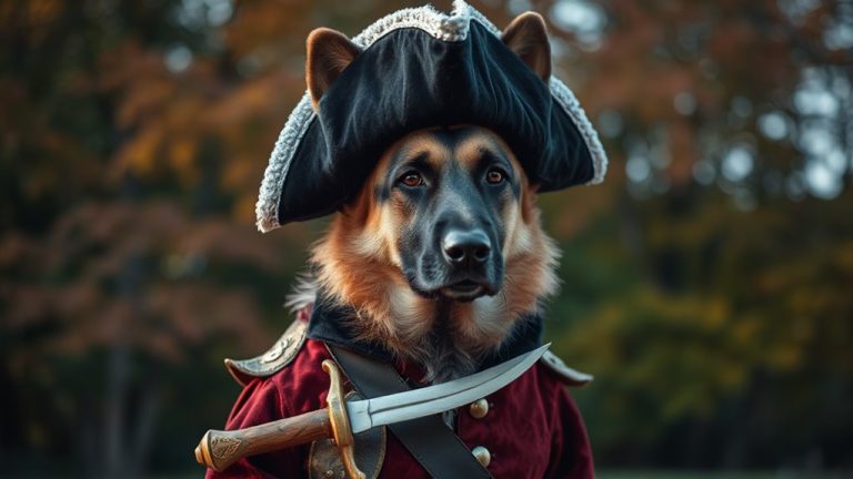 german shepherd costume highlights