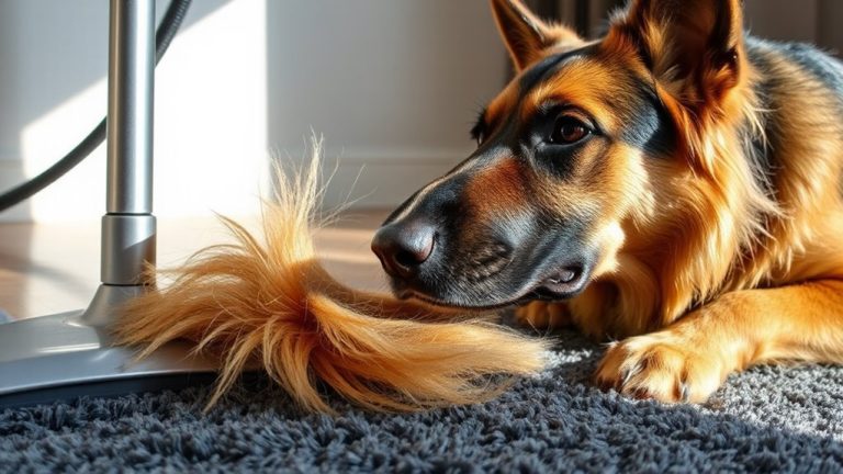 german shepherd grooming vacuums
