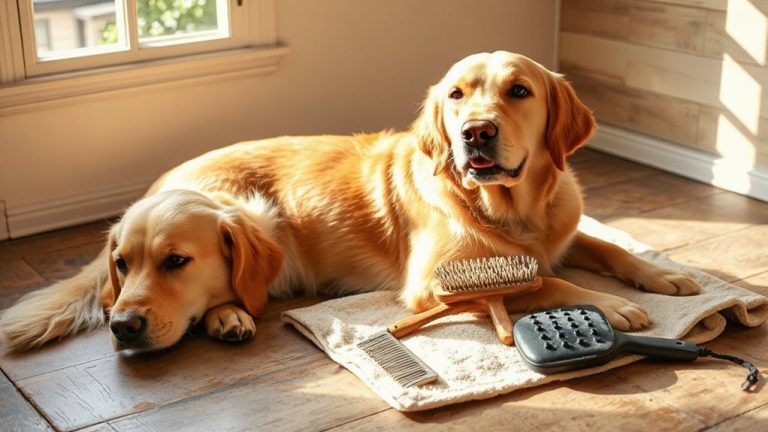 golden retriever brushing essentials