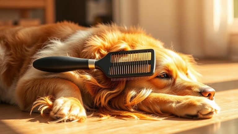 golden retriever detangling brushes