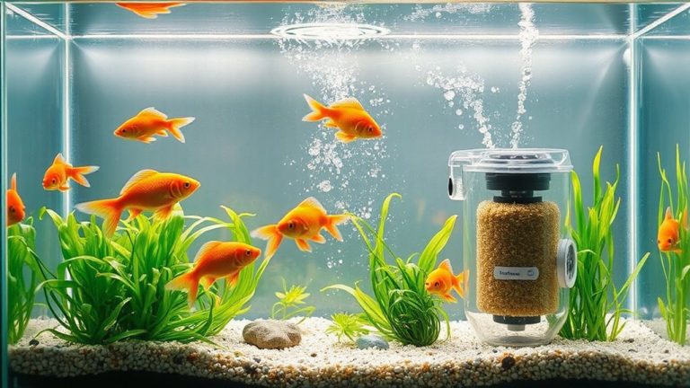 goldfish tank filter solutions