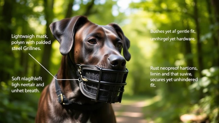 great dane muzzle safety comfort