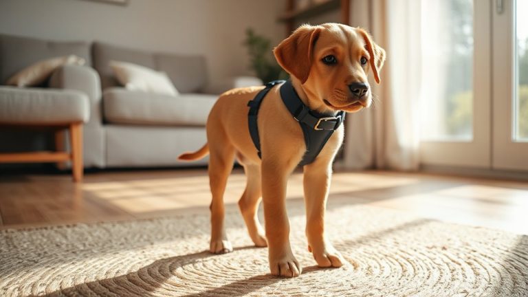 harnesses growing with puppies