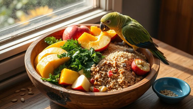 healthiest quaker parrot diet