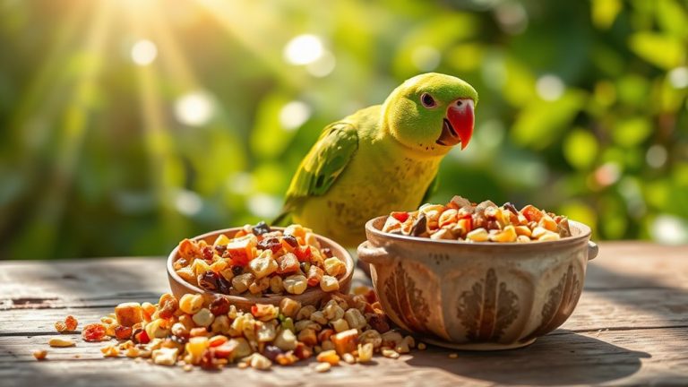 healthy conure pellets selection