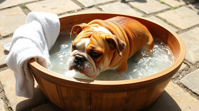 healthy happy english bulldog