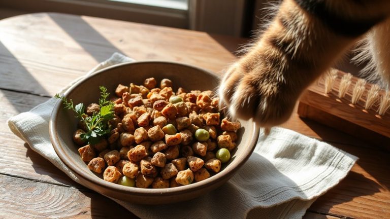 high fiber cat food health