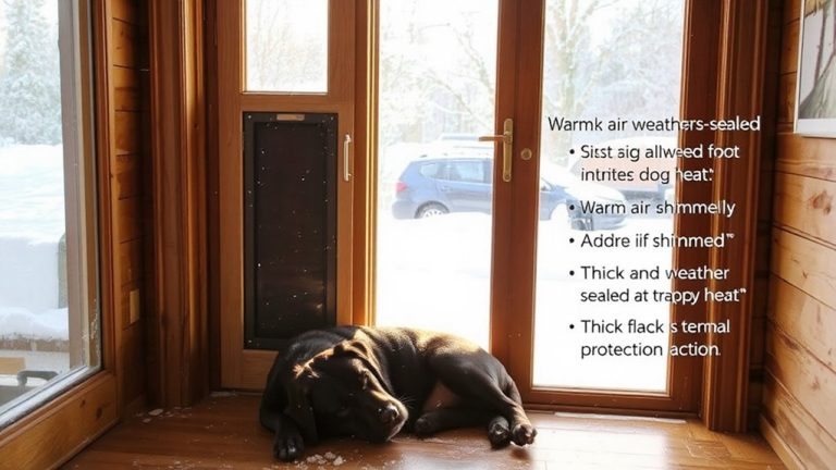 insulated dog doors comfort
