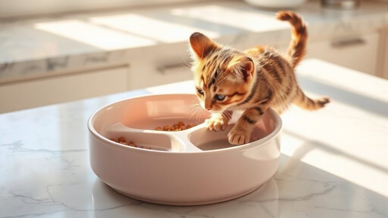 kitten friendly feeding bowls