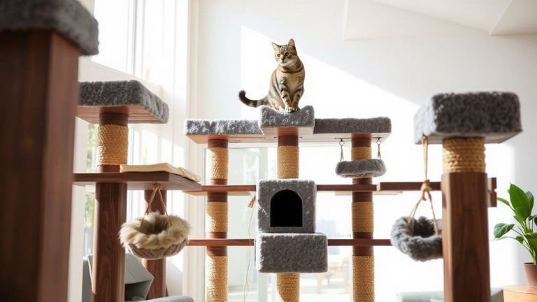 large cat trees living room