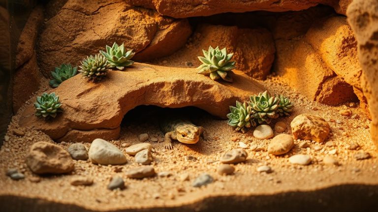 leopard gecko habitat mimic