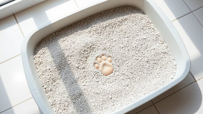 low tracking litter stays put