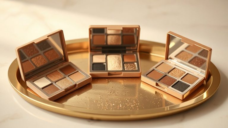 luxe champagne glow palettes