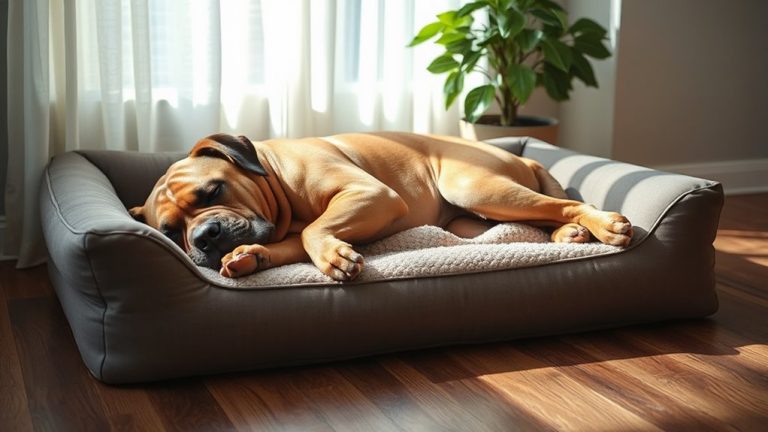 mastiff dog bed support
