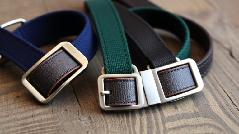 metal buckle dog collars