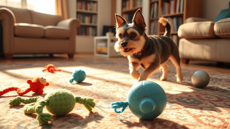 mini schnauzers love these toys