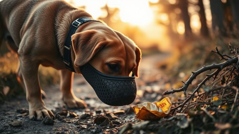 muzzles for food obsessed dogs