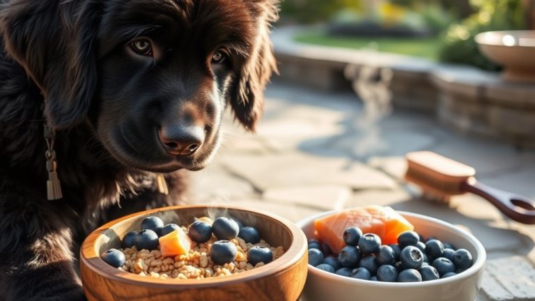 newfoundland puppy coat foods