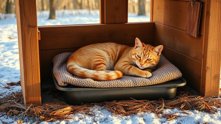 outdoor cat heating pads
