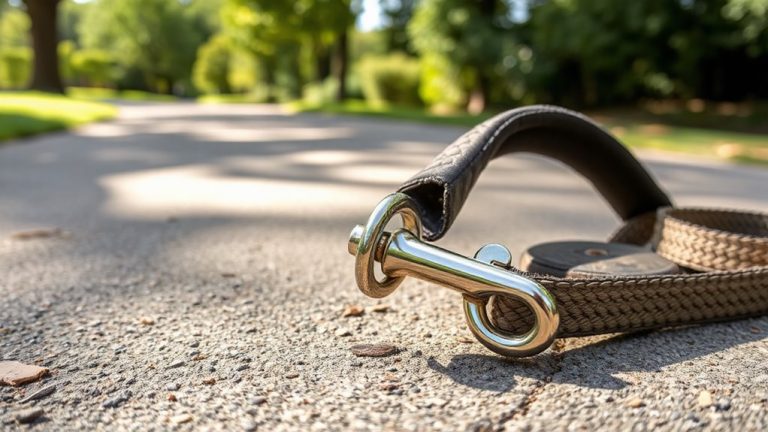 padded handle dog leash