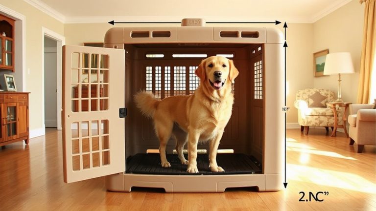 perfect crate sizes for goldens
