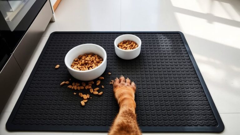 pet food mats for clean floors and happy paws