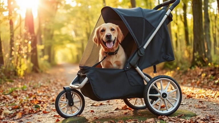 pet jogging strollers for active dogs