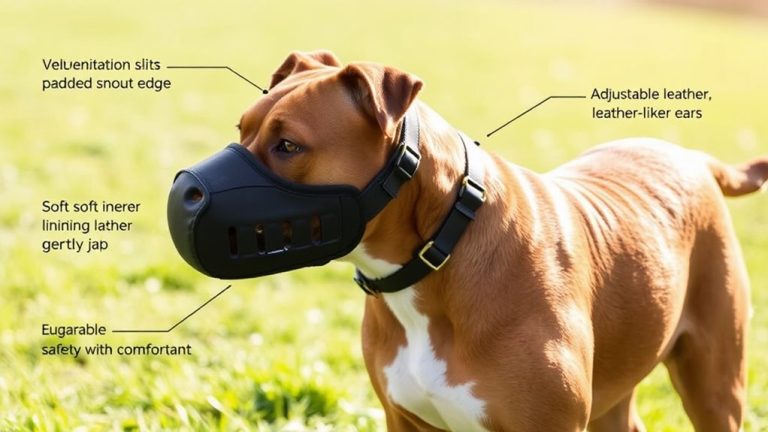 pit bull muzzle safety