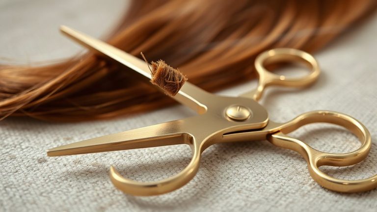 professional split end trimming scissors