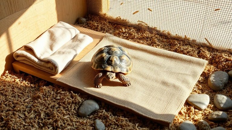 proper bedding ensures shell health