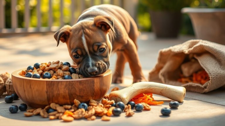 puppy growth behavior treats