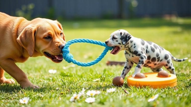 puppy learning and social play toys