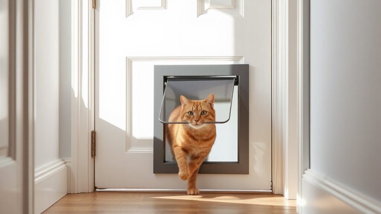 quiet interior cat doors